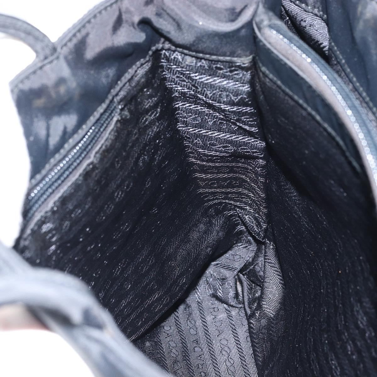 Prada Vintage Tote Nylon, BLACK, NYLON, Tote bag