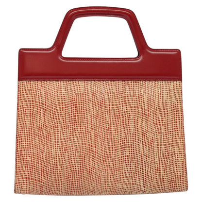 Salvatore Ferragamo Wanda Handbag Leather, RED, LEATHER, Handbag