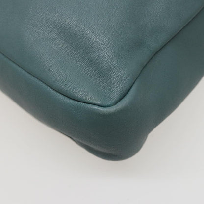 Chloe Vintage Shoulder Bag Leather, TURQUOISE, LEATHER, Shoulder bag