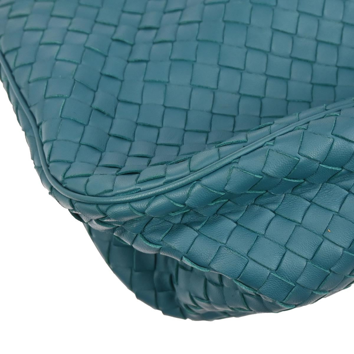 Bottega Veneta Open Shopping Tote Intrecciato Nappa, GREEN, LEATHER, Tote bag