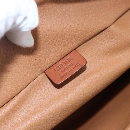 Celine Macadam Vanity Bag Canvas, BROWN, CANVAS, Travel bag