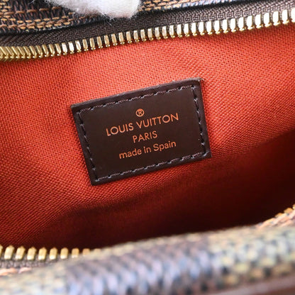 Louis Vuitton Olav Handbag Damier, Brown, Canvas, Shoulder Bag