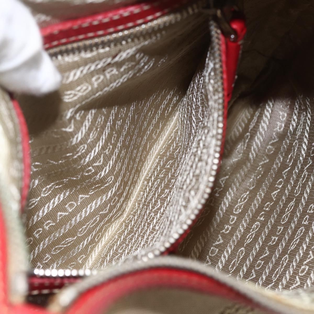 Prada Logo Zip Crossbody Bag Canvas, BEIGE, CANVAS, Shoulder bag