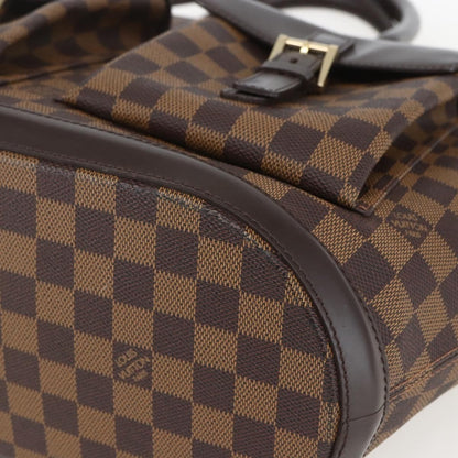 Louis Vuitton Manosque Handbag Damier, BROWN, CANVAS, Tote bag