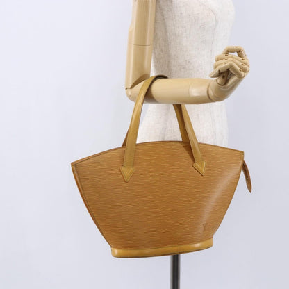 Louis Vuitton Saint Jacques Handbag Epi Leather, YELLOW, LEATHER, Handbag