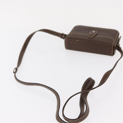 Gucci Cigarette case Shoulder bag Leather, BROWN, LEATHER, Clutche & pouche