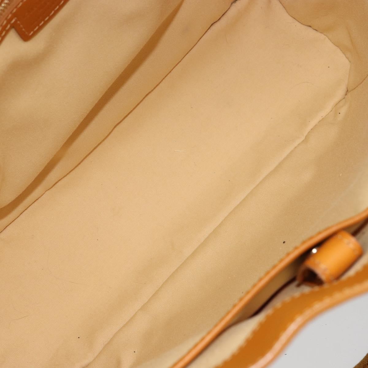 Louis Vuitton Lucille Handbag Mini Lin, BEIGE, CANVAS, Tote bag