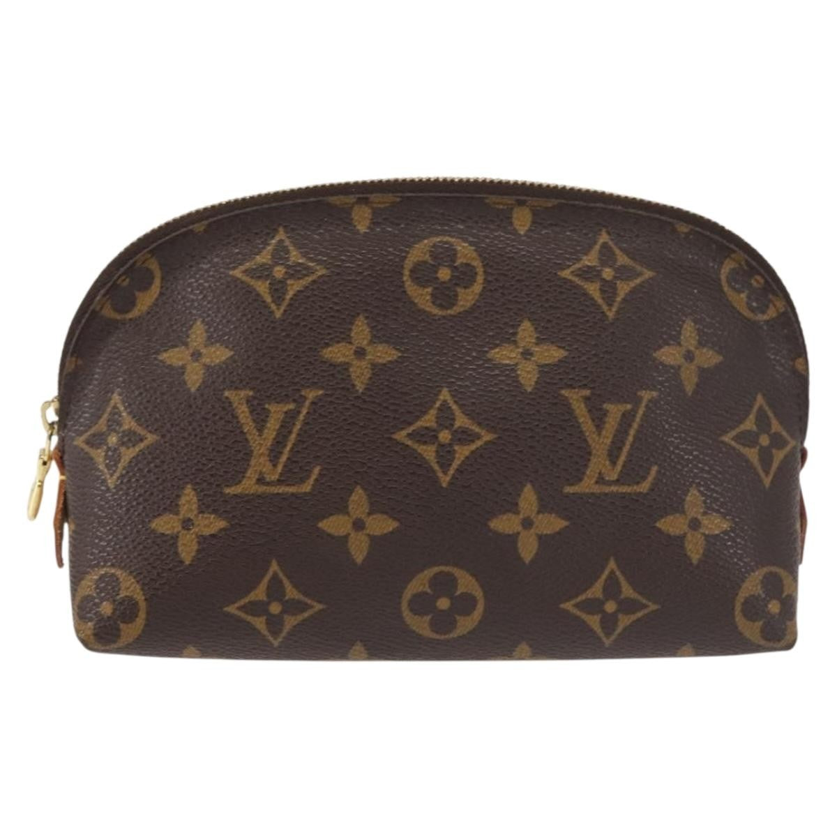 Louis Vuitton Cosmetic Pouch Monogram Canvas, BROWN, CANVAS, Clutche & pouche