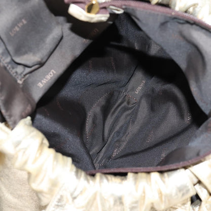 Loewe Anagram Logo Nappa Aire Hand Bag Leather, GOLD, LEATHER, Handbag