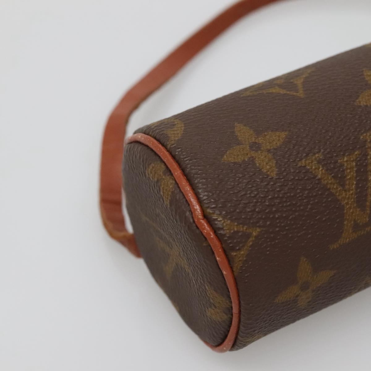 Louis Vuitton Papillon Pochette Monogram Canvas, BROWN, CANVAS, Clutche & pouche