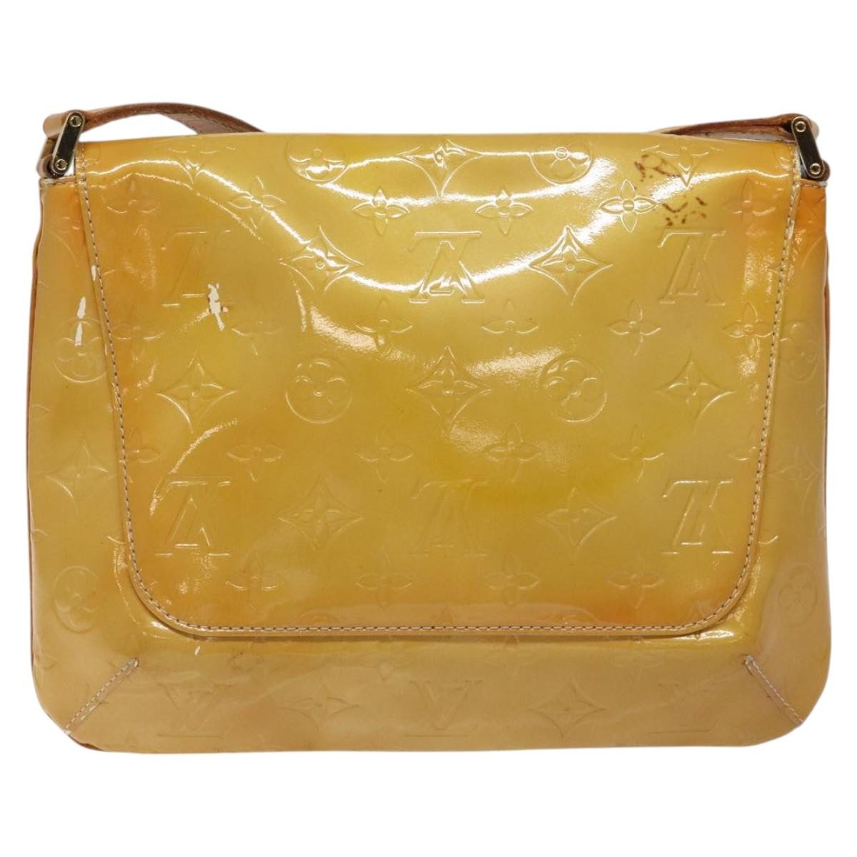 Louis Vuitton Thompson Street Handbag Monogram Vernis, BEIGE, PATENT_LEATHER, Handbag