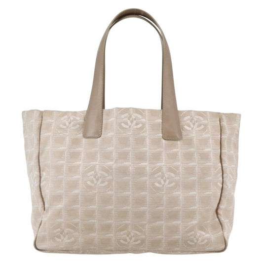 Chanel Travel Line Tote Nylon, BEIGE, NYLON, Tote bag