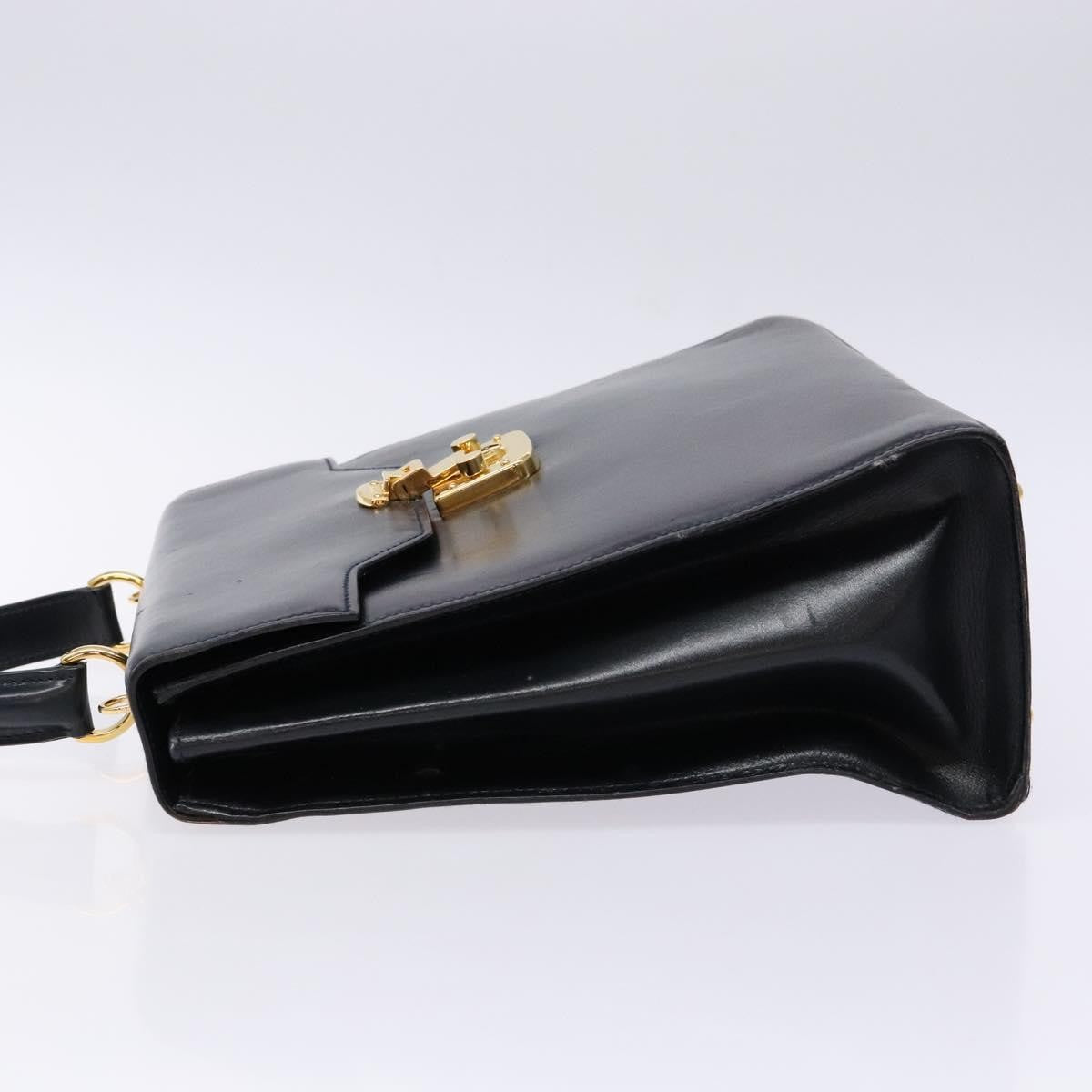 Gucci Lady Lock Leather, NAVY, LEATHER, Handbag