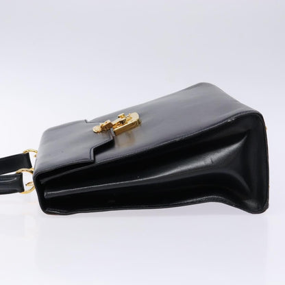 Gucci Lady Lock Leather, NAVY, LEATHER, Handbag