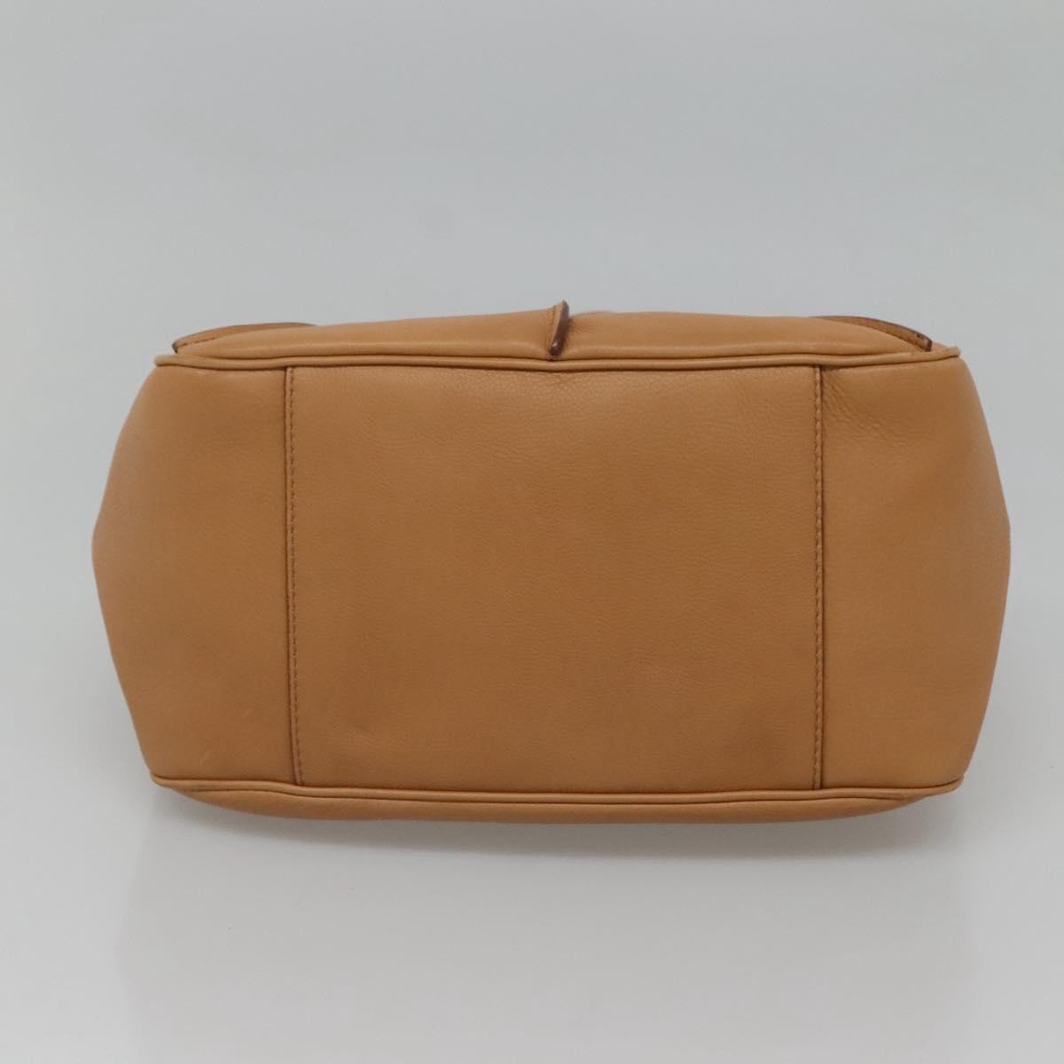 Celine Handbag Leather, BEIGE, LEATHER, Handbag