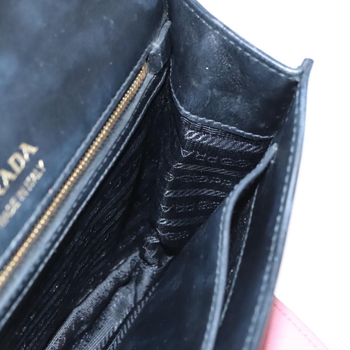 Prada Metal Ribbon Shoulder Bag City Calfskin, GRAY, LEATHER, Shoulder bag