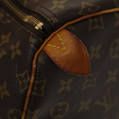 Louis Vuitton Keepall Bag Monogram Canvas, BROWN, CANVAS, Travel bag
