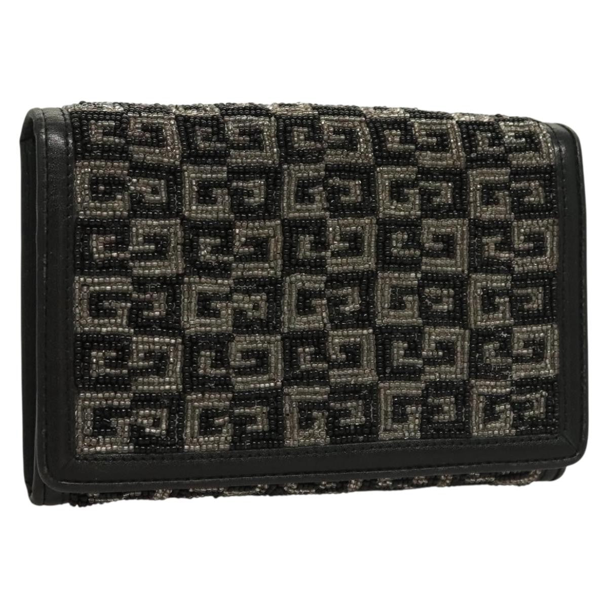 Givenchy GV3 Wallet Leather, BLACK, BEADS, Wallets