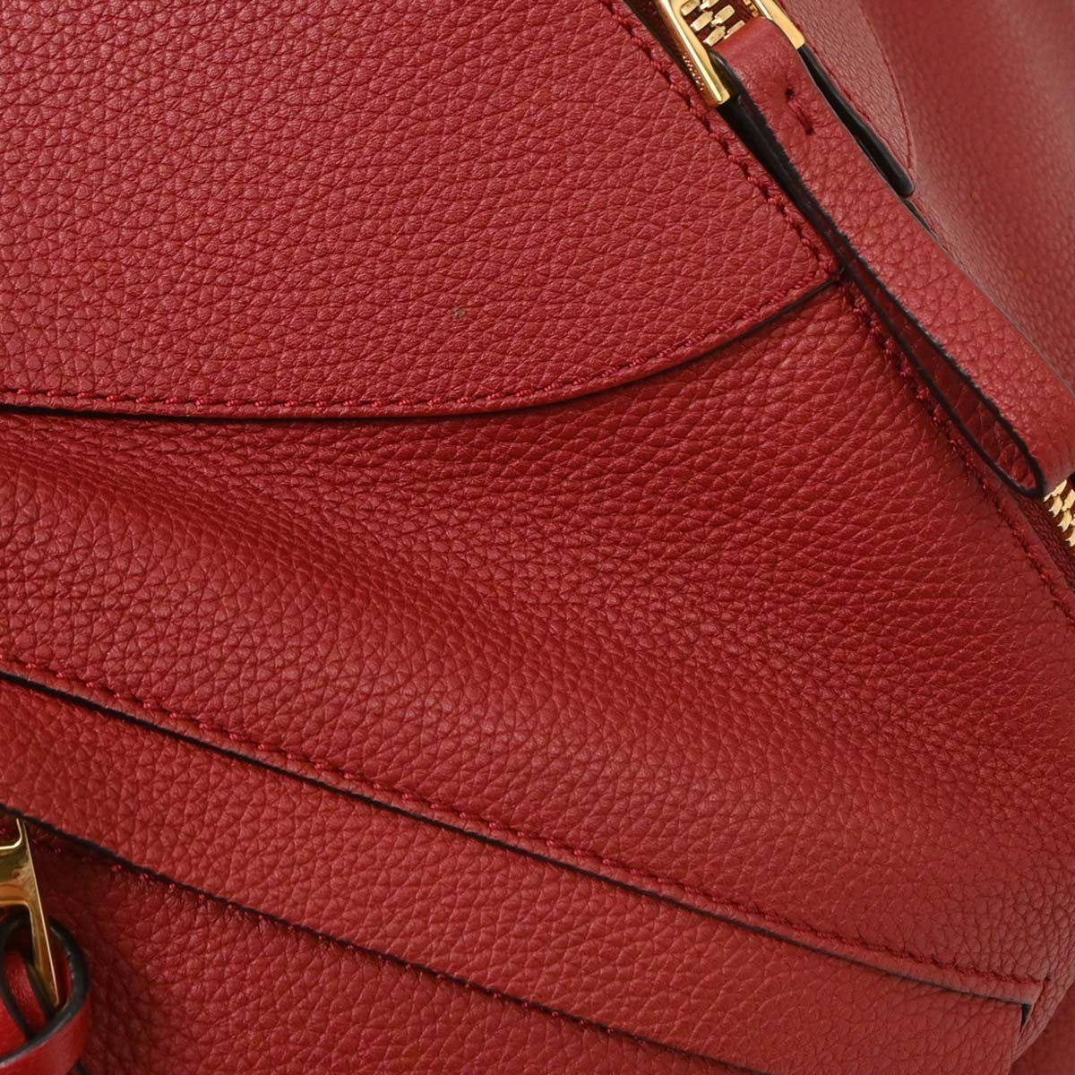Loewe Hammock Bag Leather, RED, LEATHER, Handbag