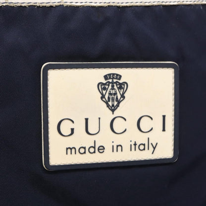 Gucci Vintage Shoulder Bag Nylon, Navy, Nylon, Shoulder Bag