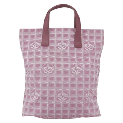 Chanel Travel Line Tote Nylon, PINK, NYLON, Tote bag