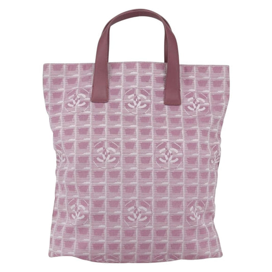 Chanel Travel Line Tote Nylon, PINK, NYLON, Tote bag