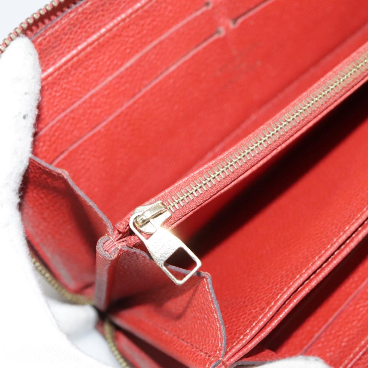 Louis Vuitton Portefeuille zippy Monogramme Empreinte Monogramme Empreinte, RED, LEATHER, Wallets