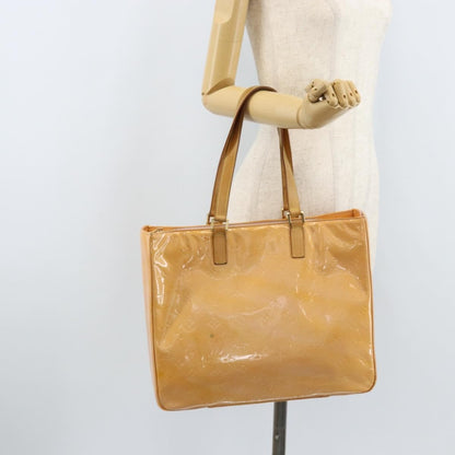 Louis Vuitton Columbus Handbag Monogram Vernis, Beige, Patent Leather, Tote Bag
