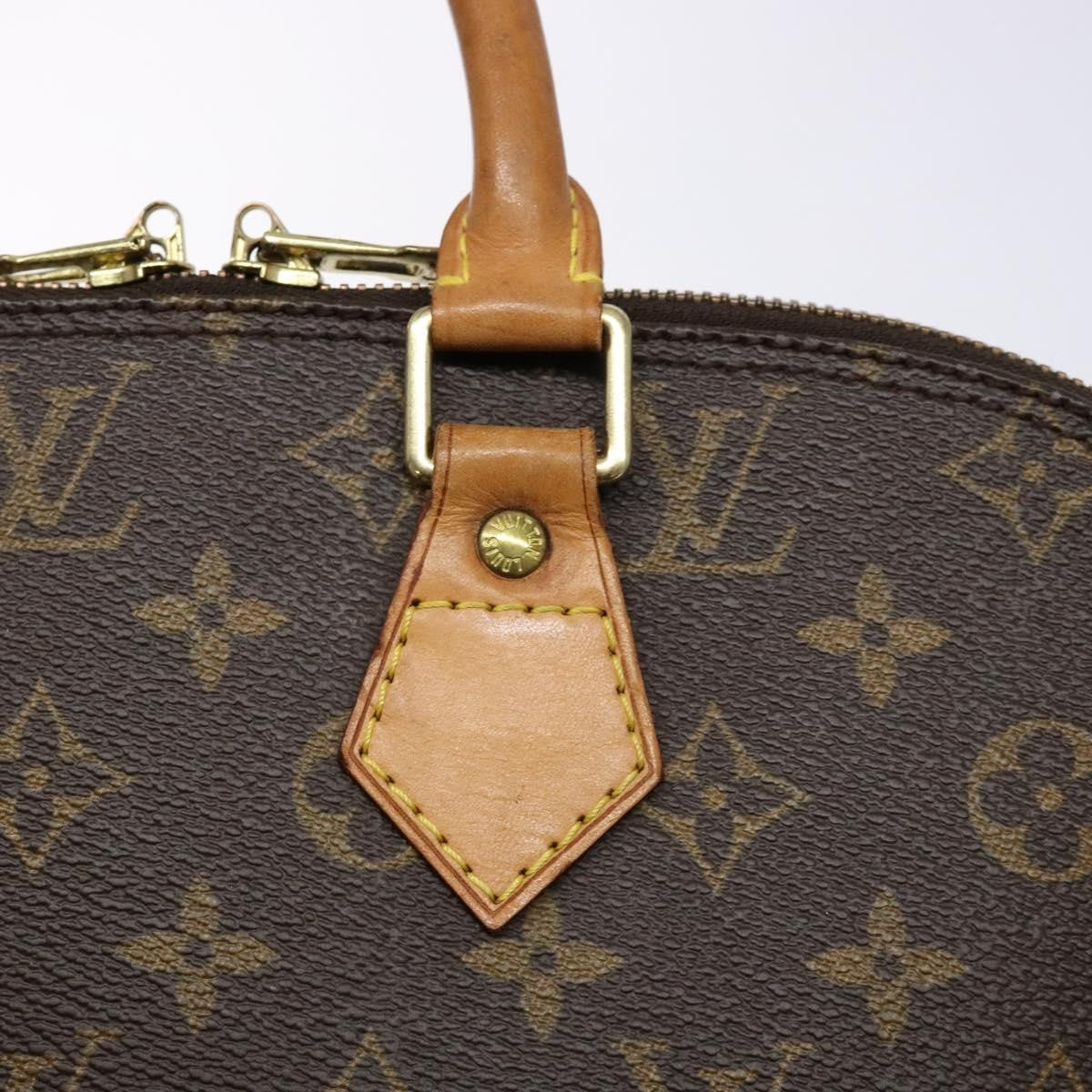 Louis Vuitton Alma Handbag Monogram Canvas, BROWN, CANVAS, Handbag