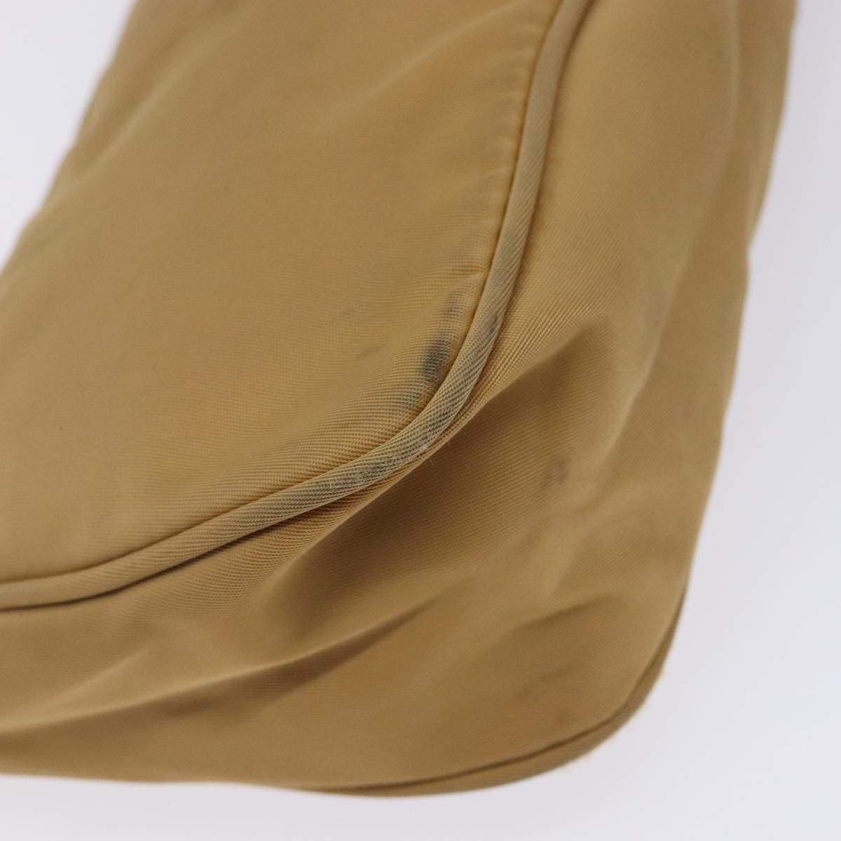Prada Pochette Shoulder Bag Tessuto, BEIGE, NYLON, Clutche & pouche