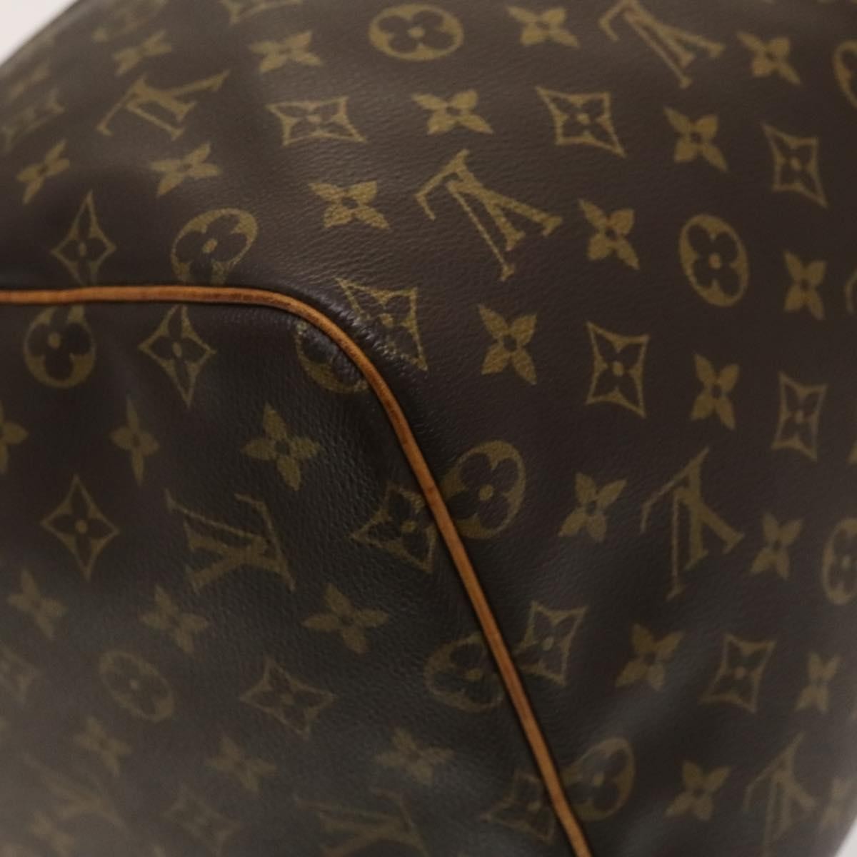 Louis Vuitton Keepall Bag Monogram Canvas, BROWN, CANVAS, Travel bag