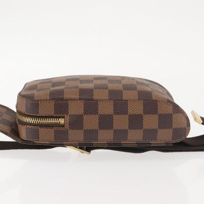 Louis Vuitton Geronimos Waist Bag Damier, BROWN, CANVAS, Shoulder bag