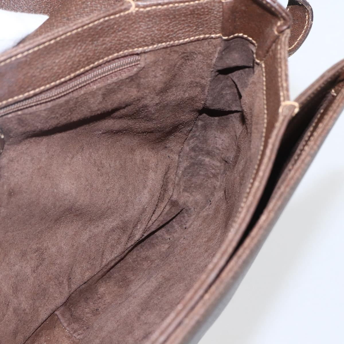 Gucci Vintage Shoulder Bag Leather, BROWN, LEATHER, Shoulder bag