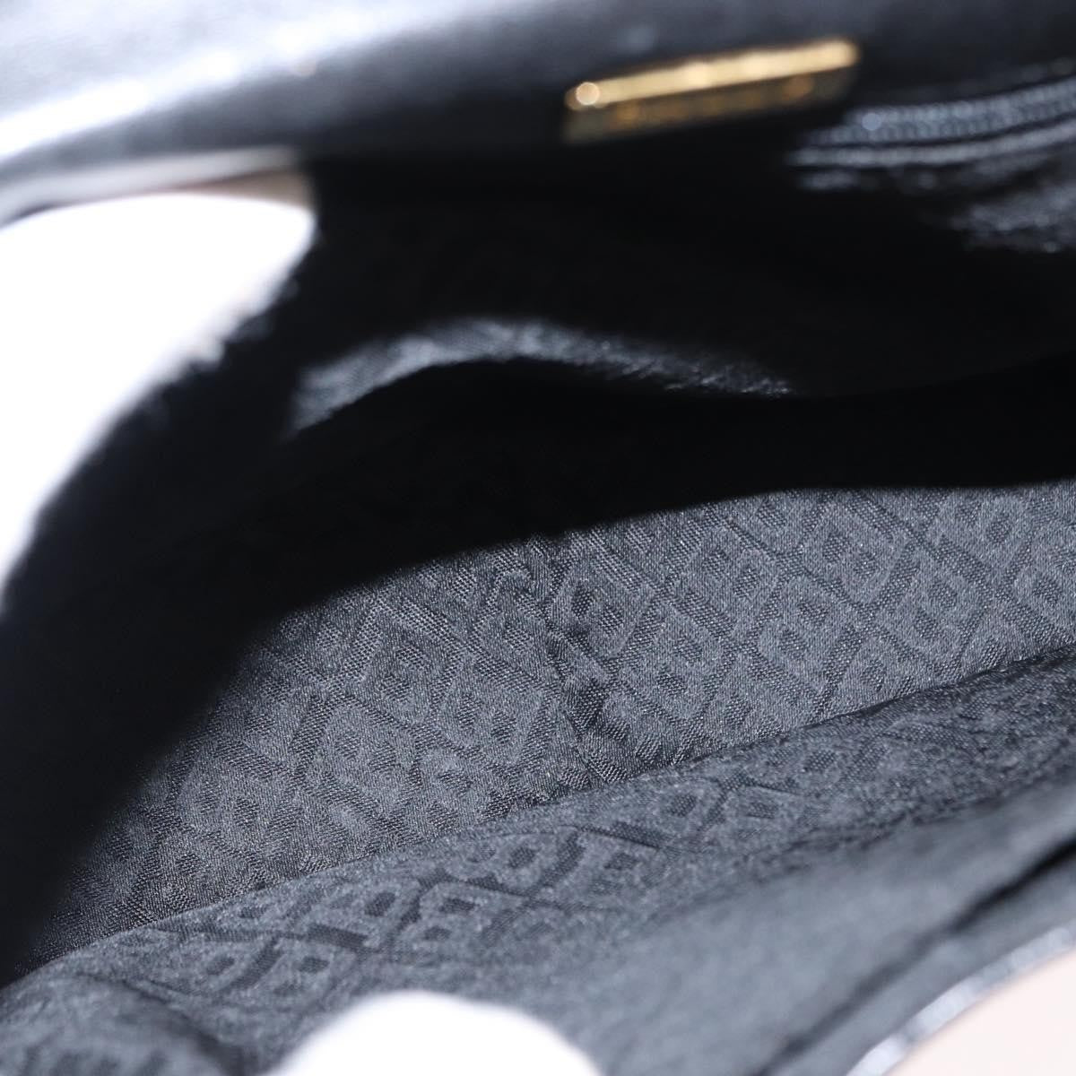 Bally Vintage Handbag Quilted Leather, BLACK, LEATHER, Handbag