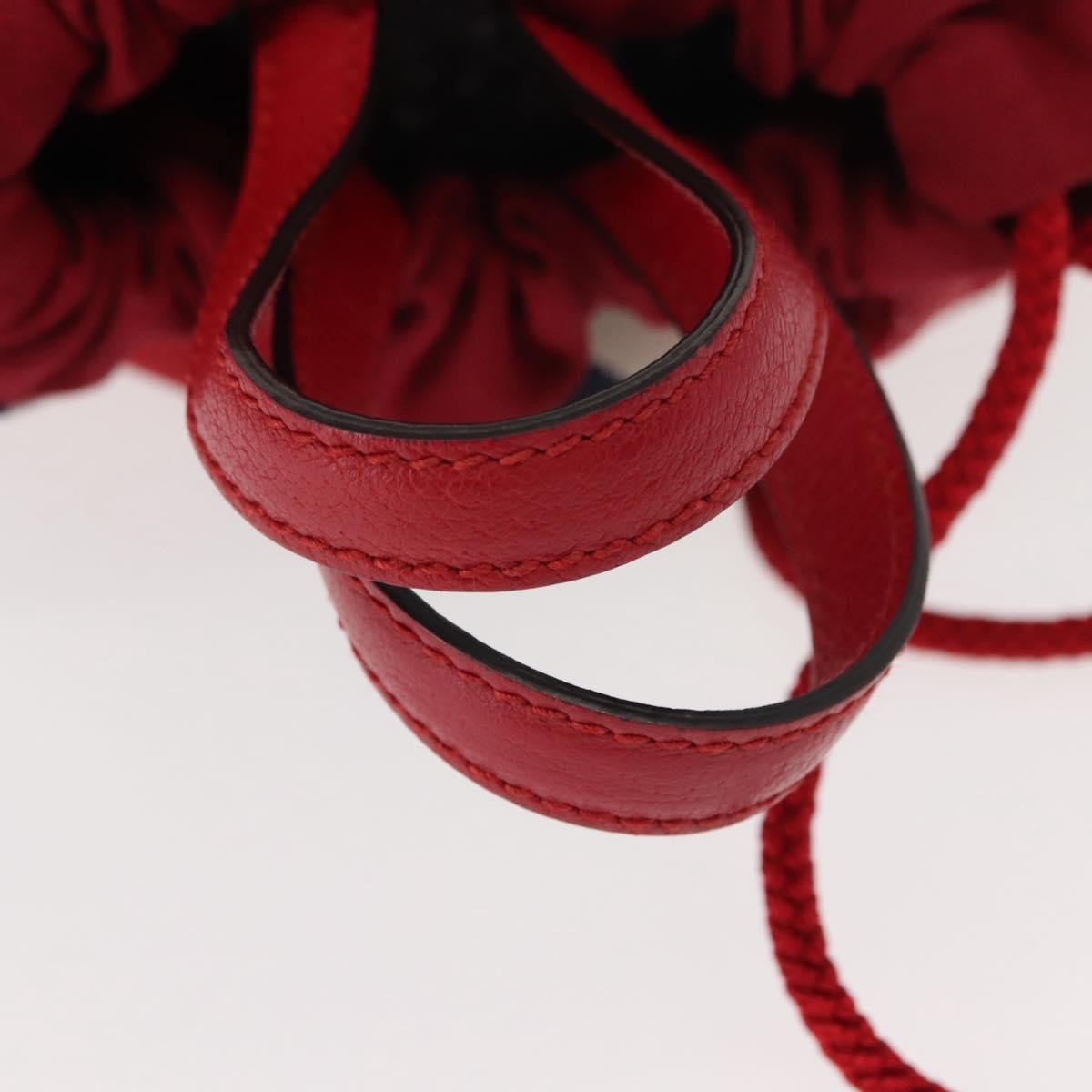 Gucci Logo Drawstring Backpack Striped Canvas, BLUE, CANVAS, Backpack