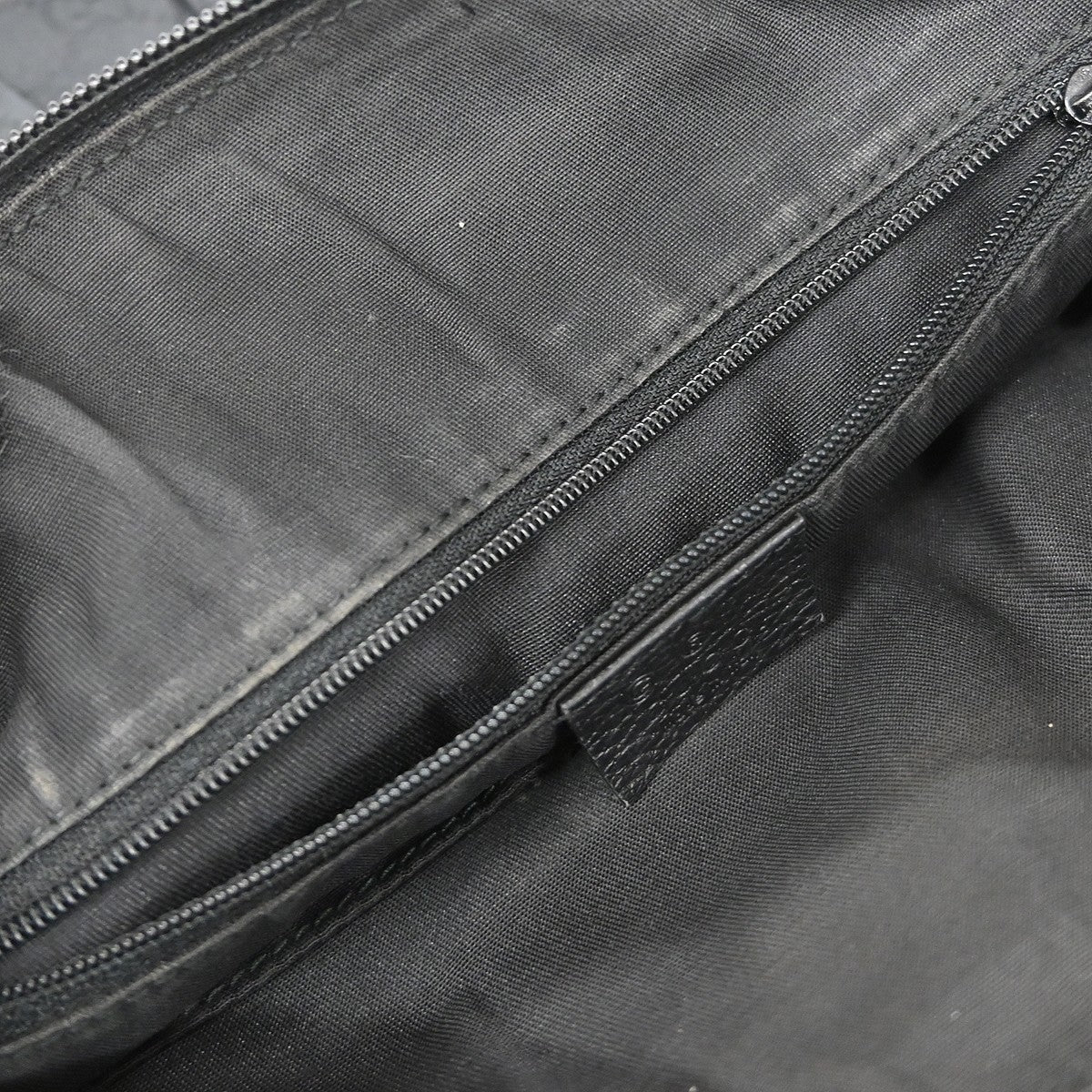 Gucci D Ring Messenger Bag GG Canvas, BLACK, CANVAS, Shoulder bag