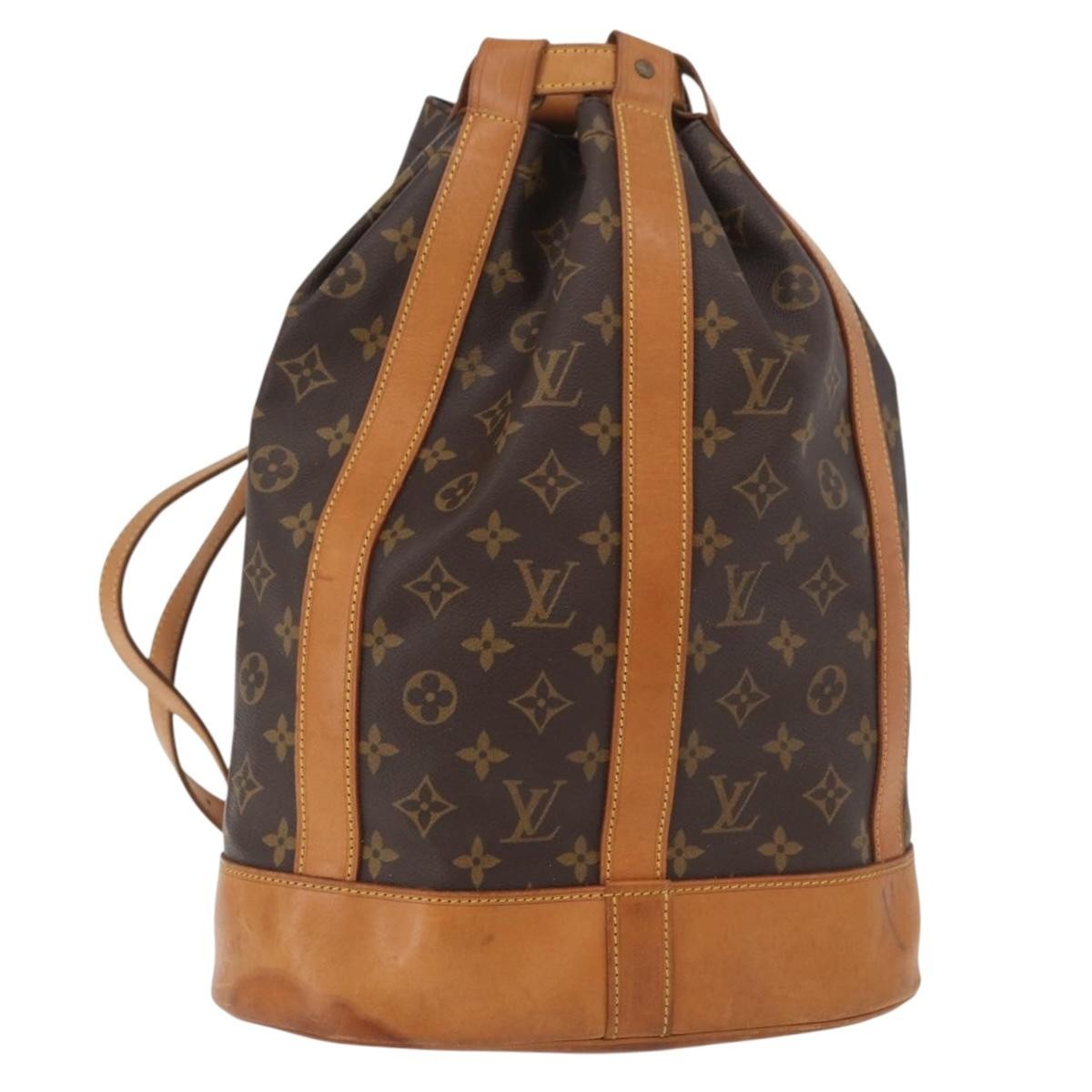 Louis Vuitton Randonnee Backpack Monogram Canvas, Brown, Canvas, Shoulder Bag