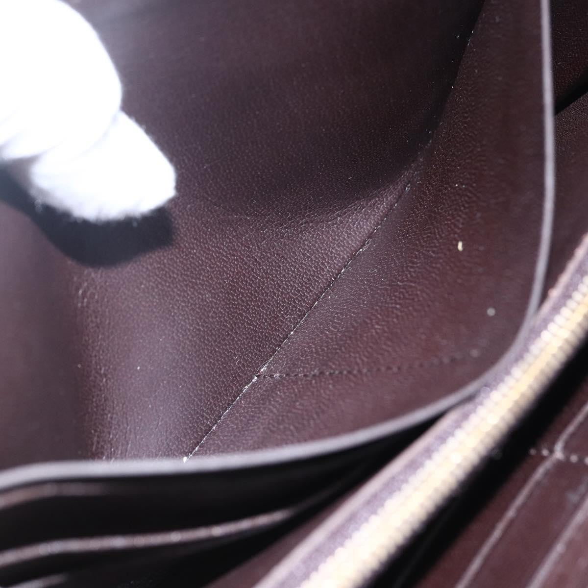 Louis Vuitton Zippy wallet Leather, BROWN, LEATHER, Wallets