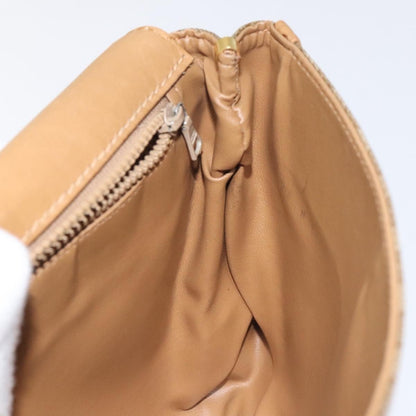 Celine Macadam Shoulder Bag Canvas, BROWN, CANVAS, Shoulder bag