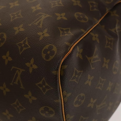 Louis Vuitton Keepall Bag Monogram Canvas, BROWN, CANVAS, Travel bag