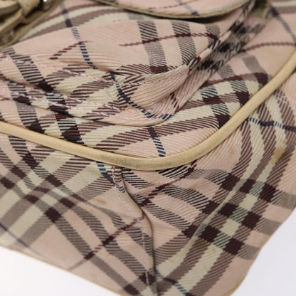 Burberry Nova Check Blue Label Nylon, PINK, NYLON, Shoulder bag