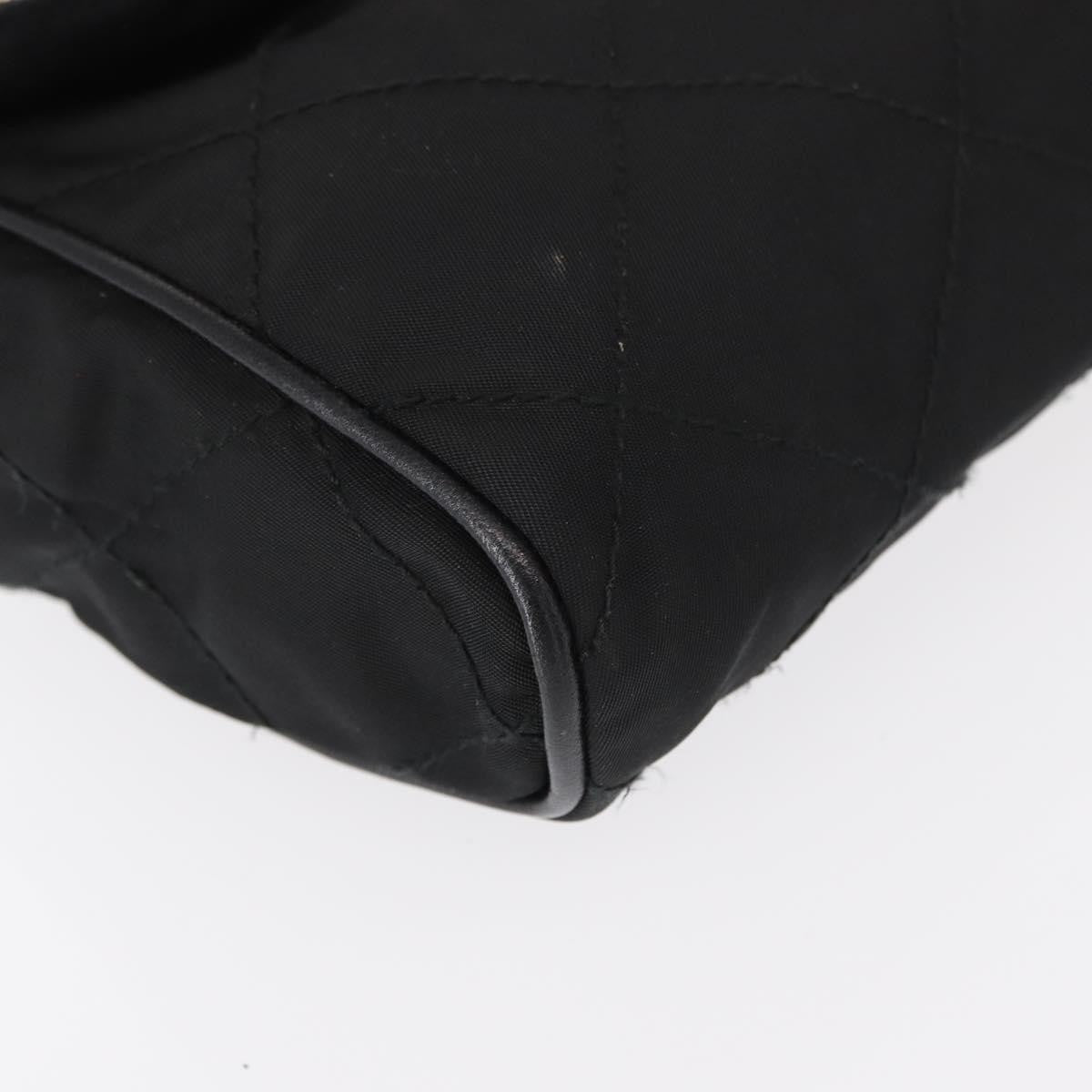 Prada Vintage Shoulder Bag Tessuto, BLACK, NYLON, Shoulder bag