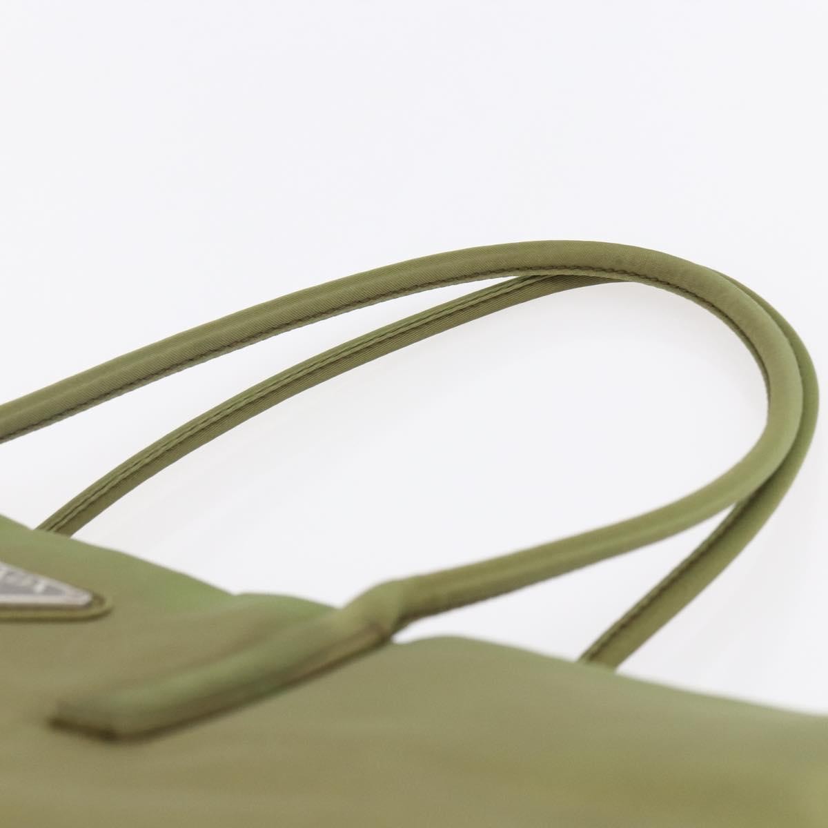 Prada Vintage Tote Tessuto, GREEN, NYLON, Tote bag