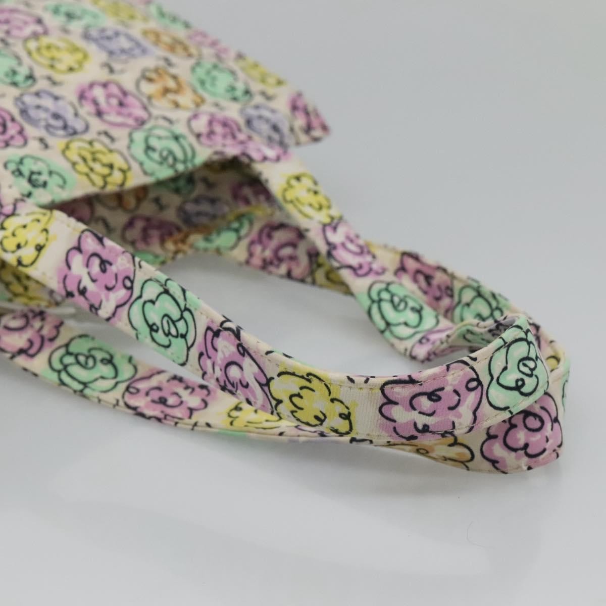 Chanel Vintage Camellia Tote Printed Nylon, MULTICOLOUR, NYLON, Tote bag