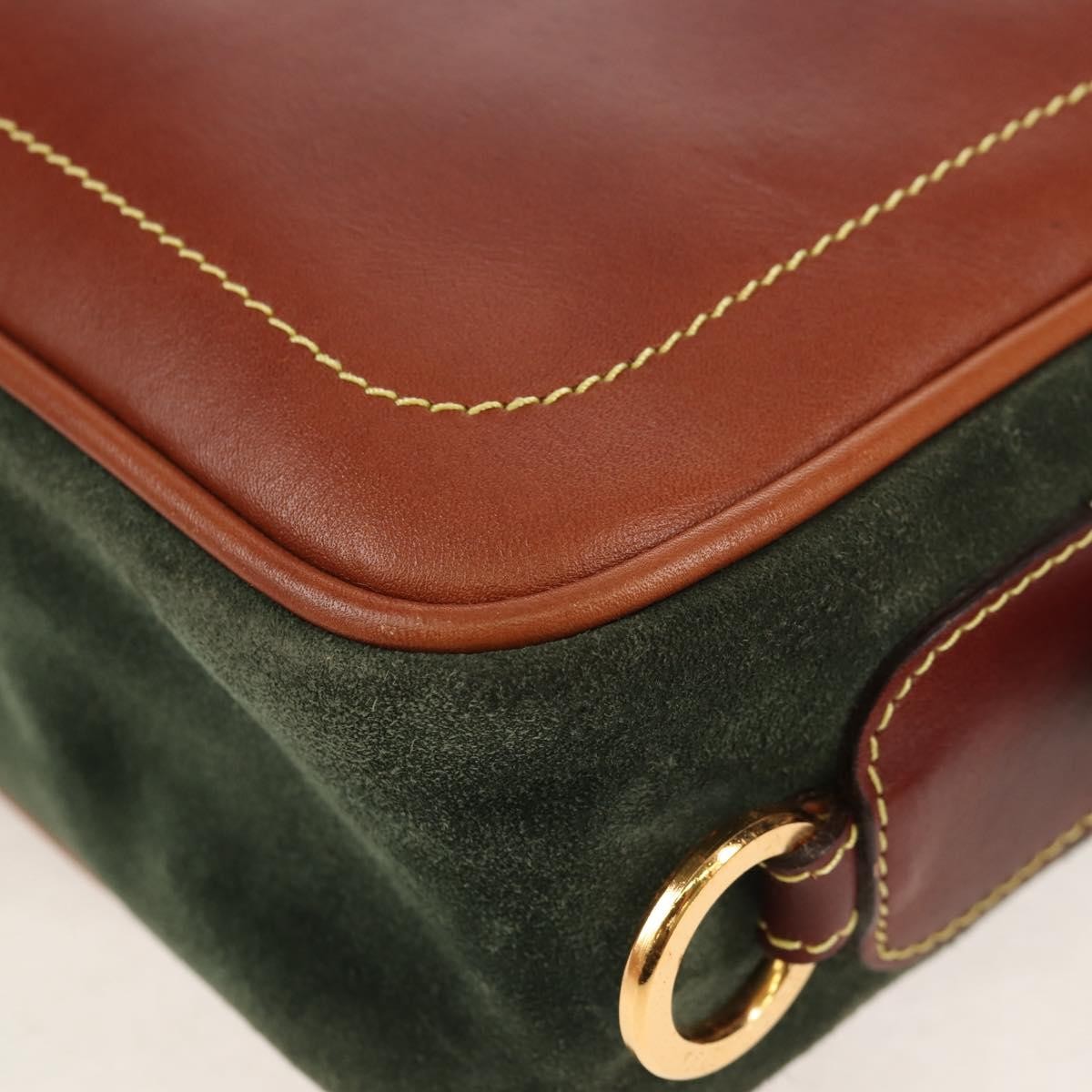 Loewe Anagram Shoulder Bag Suede, BROWN, SUEDE, Shoulder bag