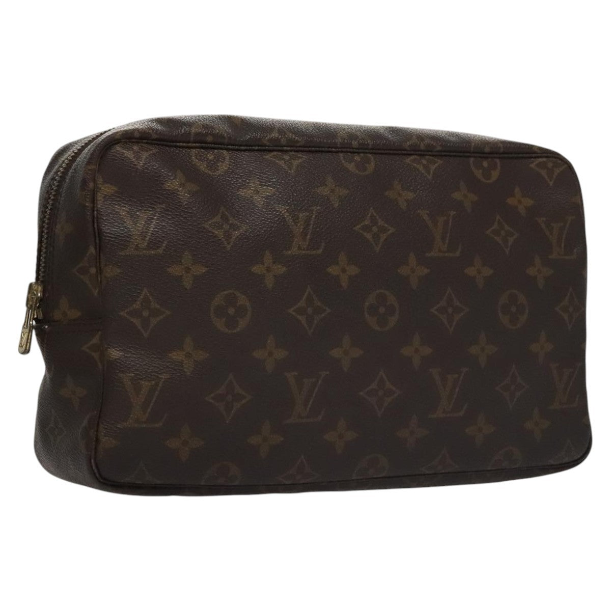 Louis Vuitton Trousse Toiletry Pouch Monogram Canvas, BROWN, CANVAS, Toiletry Case