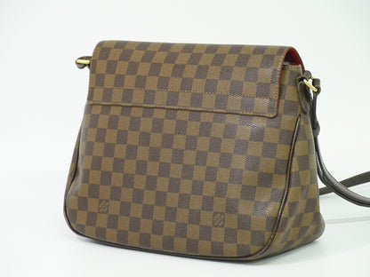 Louis Vuitton Besace Rosebery Handbag Damier, BROWN, CANVAS, Shoulder bag