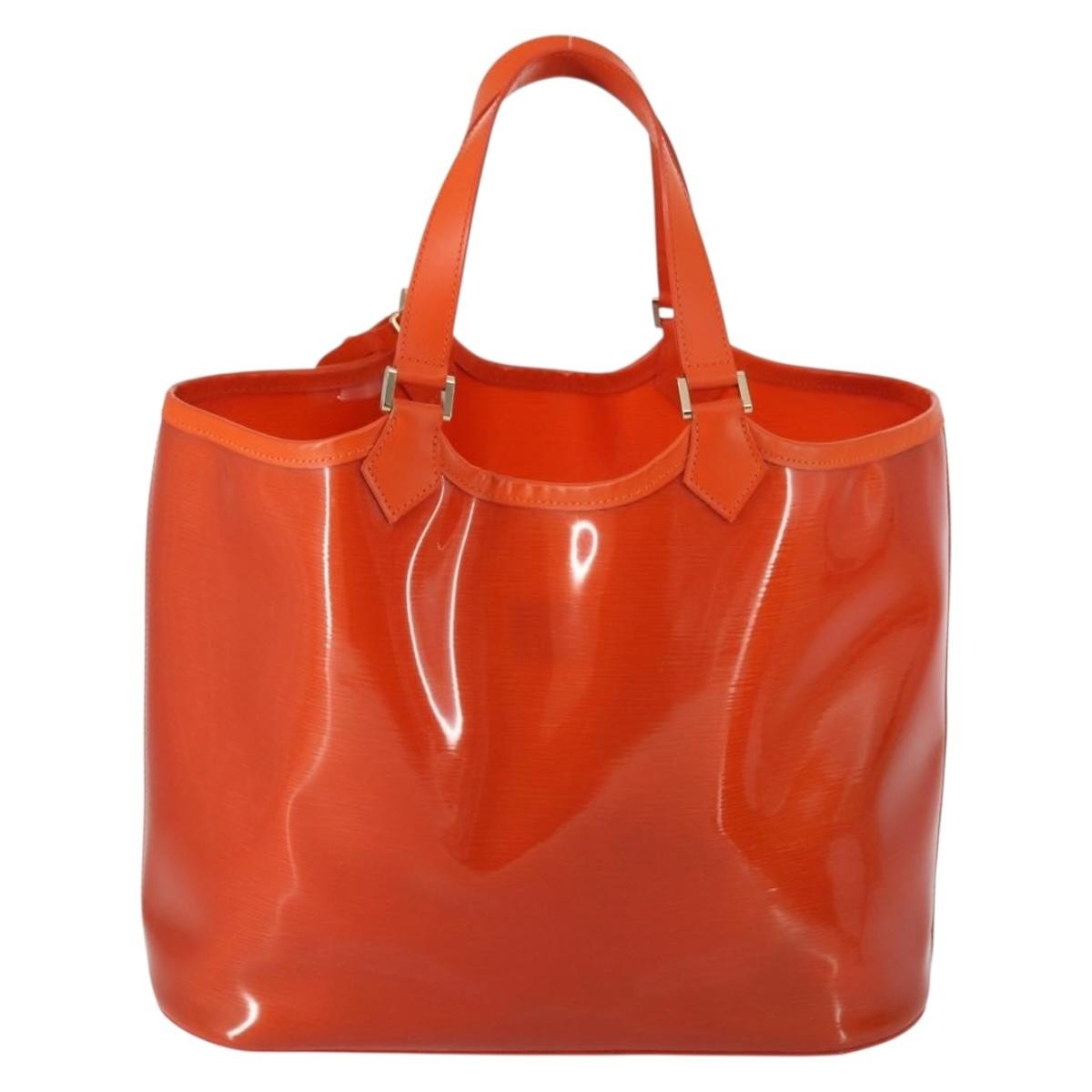 Louis Vuitton Plage Lagoon Bay Handbag Vinyl Epi Leather, ORANGE, LEATHER, Tote bag