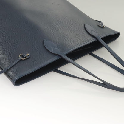 Louis Vuitton Neverfull Tote Epi Leather, BLUE, LEATHER, Tote bag