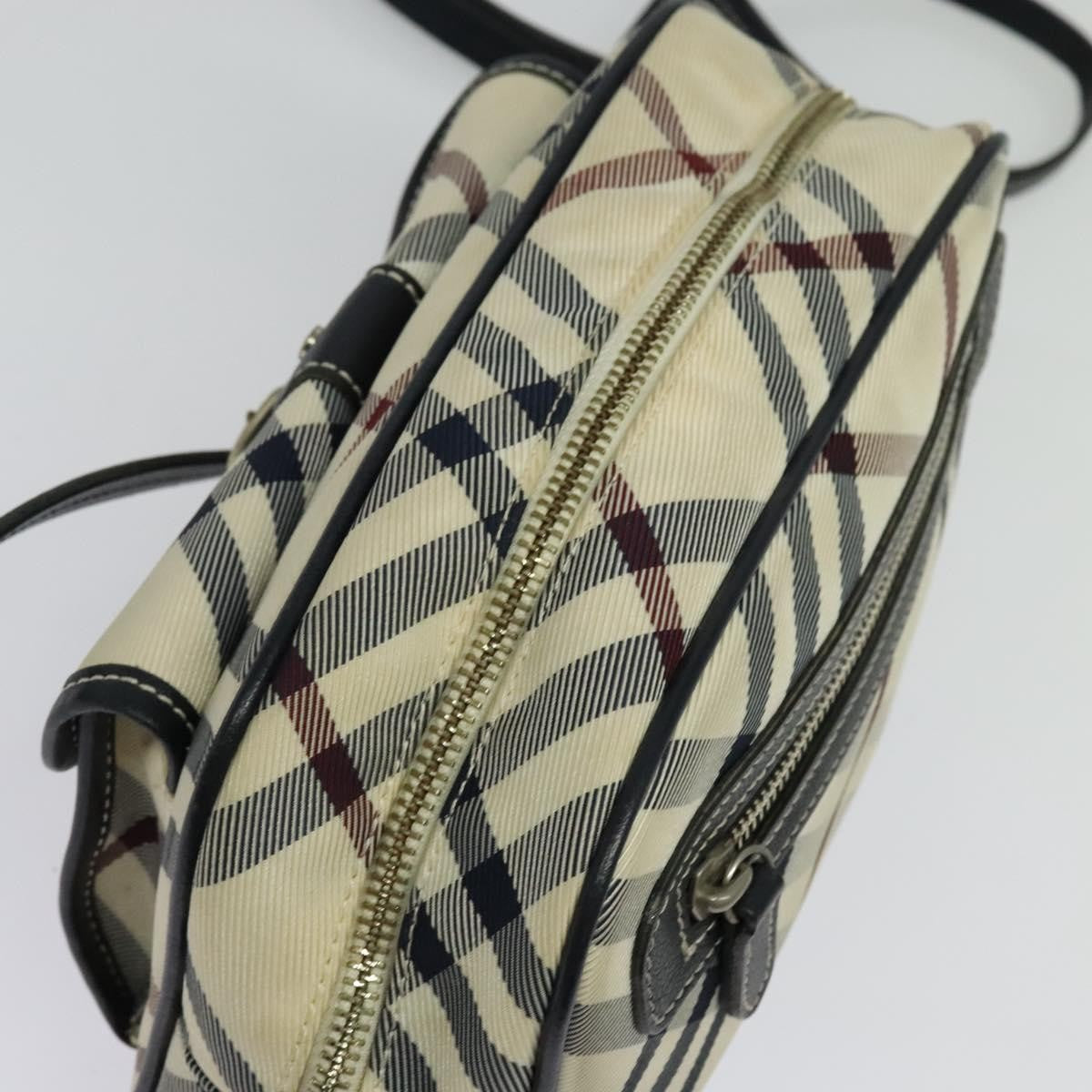 Burberry Nova Check Blue Label Canvas, BEIGE, CANVAS, Travel bag